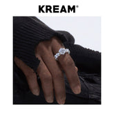 Kream ice ring full diamond ring - COPPING THREADS - KREAM